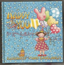 Vintage 2001 Mary Engelbreit Happy To You - It&#39;s Your Birthday! Book - £19.52 GBP
