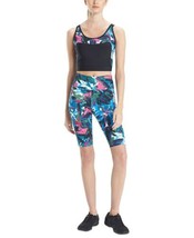 Josie Natori Womens Solstice Bike Shorts Color Blue Multi Size X-Large - $71.00