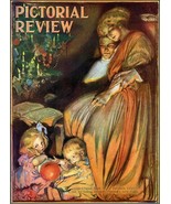 1909 FAMILY CHRISTMAS CHILDREN TOYS ROSE O&#39;NEILL MAGAZINE REPRO POSTER 1... - $10.40