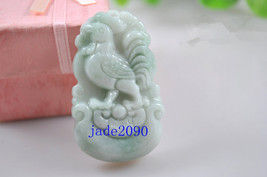 Free Shipping - white jadeite jade Rooster , Elegant Natural white Rooster jadei - £15.97 GBP