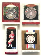 Lot of 4 Hallmark Keepsake Christmas Ornaments MLB Baseball NFL Football Olympic - £26.03 GBP