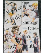 One Winged Shuttler 1 2 3 4 complete English manga by Aguri Kurita - £47.95 GBP