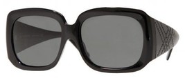Authentic Burberry Square Sunglasses BE 4041B 300187 Black / Grey Lens - $2,611.35 MXN