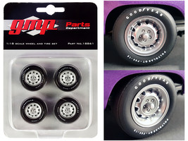 Muscle Car Rally Wheels and Tires Set of 4 pieces from &quot;1970 Dodge Coronet Super - £23.17 GBP