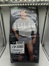 Depend Real Fit Incontinence Underwear for Men Maximum Absorbency Lg/XL ... - $18.99