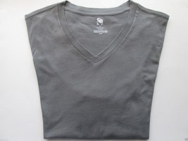 Free Press Solid V-Neck Short Sleeve Men’s Knit T-Shirt Green, Olive XL - £8.56 GBP