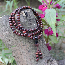 Free Shipping -  Tibetan  Genuine Natural Red tiger eye meditation yoga 108 Pray - $48.99