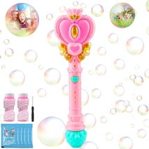 Enchanting Battery-Powered Bubble Wand with Lights - Perfect Gift for Girls - $39.55