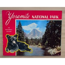 Yosemite National Park Souvenir Booklet In Natural Color Vintage 1953 Ph... - $21.87