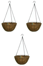 Panacea 88503 88503 Round Growers Hanging Basket 14&quot; D, Green Steel (3-P... - $1,573.85 MXN