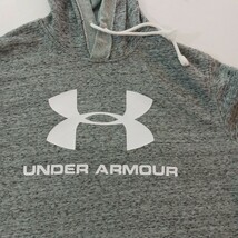Under Armour Men's Gray Drawstring Hoodie Pullover Sweatshirt Size Medium image 4