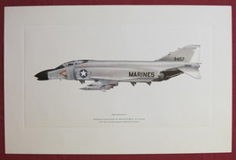 Phantom II Fighter Jet Print US Marines McDonnell   - £11.71 GBP