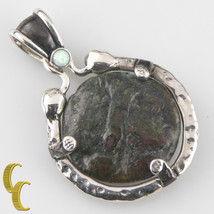 Griechische Münze IN Silber Einfassung Anhänger - $4,963.99 MXN
