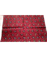 Fabric Red Rooster &quot;Dressed Snowmen&quot; in Hats Scarves Boots 14&quot; x 31&quot; $2.95 - $4.11 CAD
