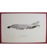 Phantom II Fighter Jet Print US Navy McDonnell Douglas - £11.97 GBP