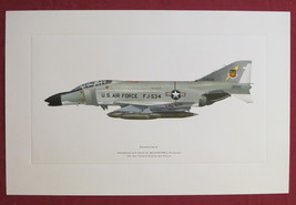 Phantom II Fighter Jet Print US Air Force McDonnell - £11.95 GBP