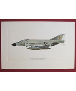 Phantom II Fighter Jet Print US Air Force McDonnell - £11.71 GBP