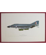 Phantom II Royal Air Force Fighter Jet Print McDonnell  - $14.95