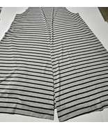 Vtg LULAROE Joy Cardigan Long Vest Black Gray Striped Knit Woven Womens XL - €18,62 EUR