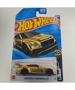 Hot Wheels 2025 2018 Bentley Continental GT3 Gold 162/250 Race Day Series 7/10  - $9.49