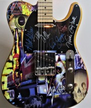 Def Leppard Autographed Custom Guitar - £1,518.38 GBP