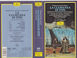 LA CLEMENZA DI TITO; a Mozart masterpiece; Troyanos/Levine VHS NTSC w/ b... - £5.49 GBP