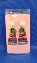 Large Lightweight Acrylic Buddha Earrings - £2.29 GBP