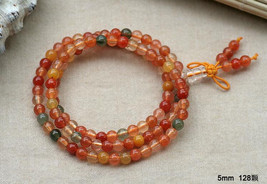 FREE SHIPPING - AAA Grade Natural Colorful Crystal beaded prayer Meditation bead - $48.00