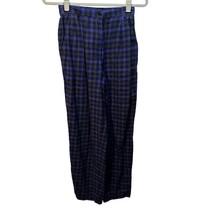 Susan Bristol Cotton Pants Purple Plaid Women&#39;s Size 6 Fall Preppy Academia - $14.44