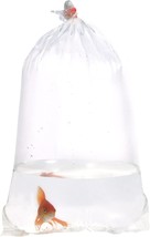 Round Corners Bottom Leak Proof Clear Plastic Fish Bags Size 6 Inches Fo... - £54.46 GBP