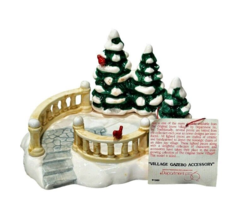 DEPT 56 Gazebo #5146-2 Original Snow Village Ceramic Accessory 1989 w Box - READ - £7.70 GBP