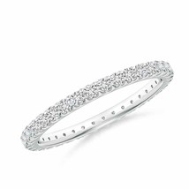 ANGARA Shared Diamond Eternity Wedding Band for Her in 14K Gold (HSI2, 0.8 Ctw) - £881.10 GBP
