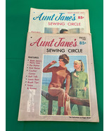 Aunt Jane&#39;s sewing circle magazines fall 1969 May June 1969 issues - $19.75