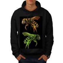 Wellcoda Bee Bug Insect Art Mens Hoodie, Huge Casual Hooded Sweatshirt - £25.71 GBP+