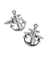 ANCHOR CUFFLINKS Nautical Boat Ship Sailing Boating Groom Wedding NEW w ... - €10,34 EUR