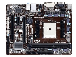 GIGABYTE GA-F2A85XM-DS2 Socket FM2 DDR3 64GB MicroATX - £55.15 GBP