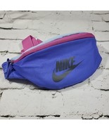 Nike Heritage Collection Hip Waist Fanny Pack Purple Colorblock Bum Bag  - £23.79 GBP
