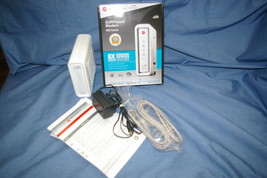 ARRIS SURFboard SB6141 8x4 DOCSIS 3.0 Modem with Ethernet and Power Cables - $16.00