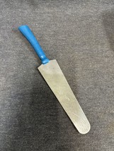 Vintage Blue Bakelite Cake and Pie Knife with Serrated Edge - $8.91