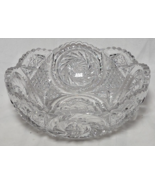 Virginia (Clear) by Fostoria - Stunning Vintage Cut Glass 9"w Serving Bowl - $49.49