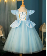 NEW Princess Cinderella Gown Dress Girls Halloween Costume - $398.95 MXN