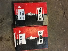 Champion RZN12Y RZN-12Y Pack of 8 Resistor Spark Plugs Vintage For Pinto... - $15.12