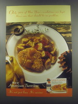 1998 Stouffer&#39;s Lean Cuisine Honey Roasted Chicken Ad -  New Year&#39;s Resolutions - £14.78 GBP