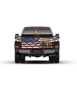 American Flag Stand for the Flag Kneel for the Cross Tailgate Wrap Vinyl... - £55.87 GBP