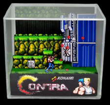 Contra - 3D Cube Handmade Diorama - Video Games - Shadowbox - £55.13 GBP