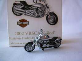 2008 Hallmark  Ornament Harley-Davidson Miniature Series 2002 VRSCA V-Rod  - £12.13 GBP