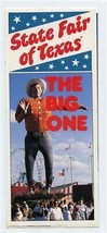 State Fair of Texas Brochure The Big One 1980&#39;s BIG TEX - £14.24 GBP