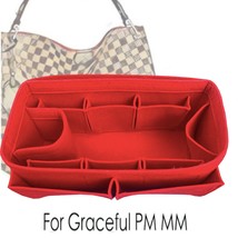 For Graceful PM MM Bag Organizer,Felt Bag Organizer Insert Bag Shapers Bag Purse - £151.47 GBP