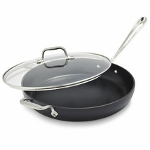 All-Clad HA1 Hard Anodized Nonstick  PFOA Free 12&quot; Fry Pan with Lid - £52.59 GBP