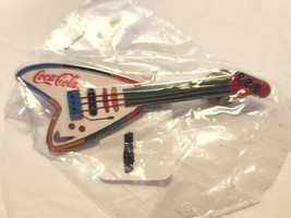 Coca Cola GUITAR Tac Pin 5 String Rare New No Other Listed 3 Inches Wide - £31.41 GBP